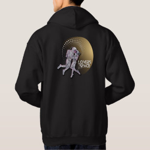 Älskare i rymden hoodie