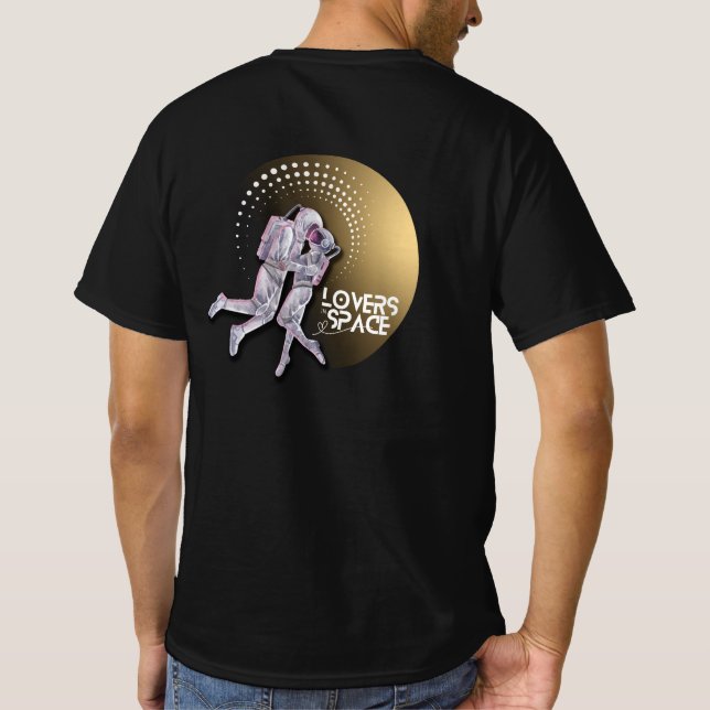 Älskare i rymden t shirt (Baksida)