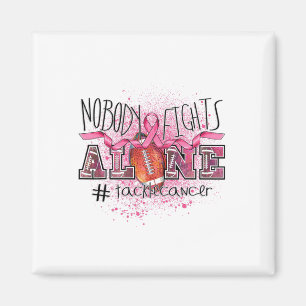 Älskare Ingen bekämpar Ensamen mot bröstcancer Magnet