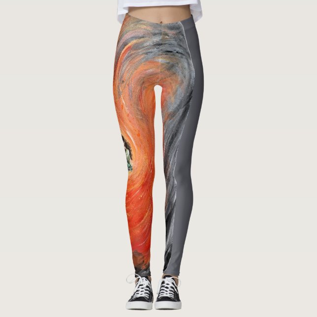 Älskare Kärlek passion, ett par passionerade känsl Leggings (Framsida)