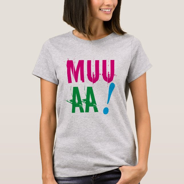 Älskare Kiss Muaaa Kissing Valentine Day Shirt T Shirt (Framsida)