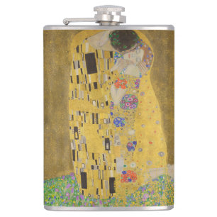 Älskare Kissing Embrace av Gustav Klimt Fickplunta