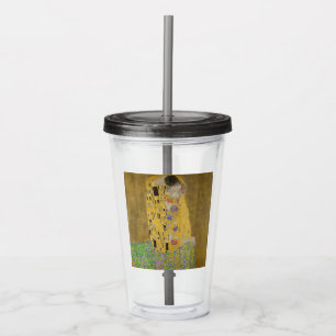 Älskare Kissing Embrace av Gustav Klimt Take Away Mugg