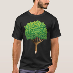 Älskare-konstnären Träd, inspirationsnatur, T Shirt