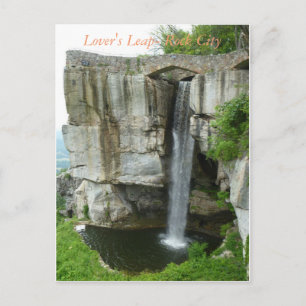 Älskare Leap på Sten City Postcard Vykort