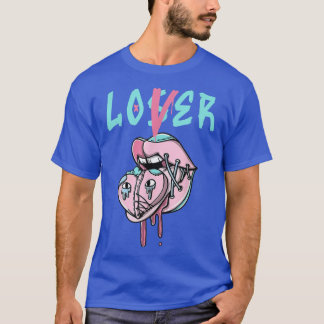 Älskare Loser Rosa Pastel Goth Heart Läppar Costum T Shirt