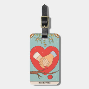 Älskare major Arcana-tarotkort Bagagebricka