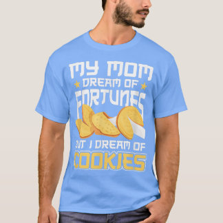 Älskare Mamma Baking Cookies Foodie Baker Fortune  T Shirt