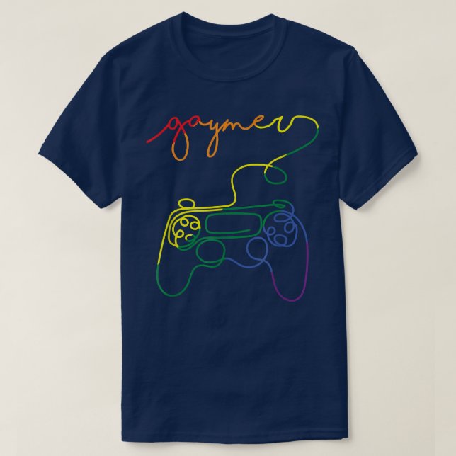 ÄLSKARE Manar Kvinnor i Pride i GAYMER HBT- T Shirt (Design framsida)