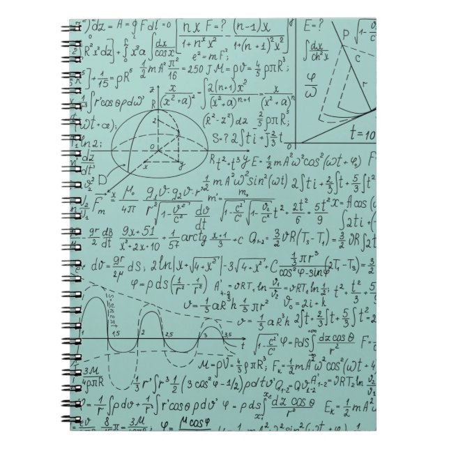Älskare, Matematik Formel, Math Geek Anteckningsbok (Framsidan)