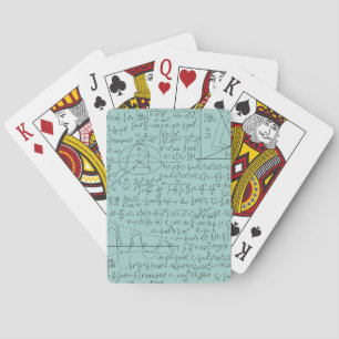 Älskare, Matematik Formel, Math Geek Casinokort