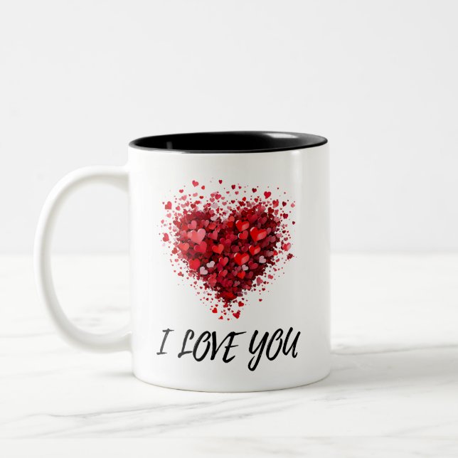 ÄLSKARE MUG Två-Tonad MUGG (Vänster)
