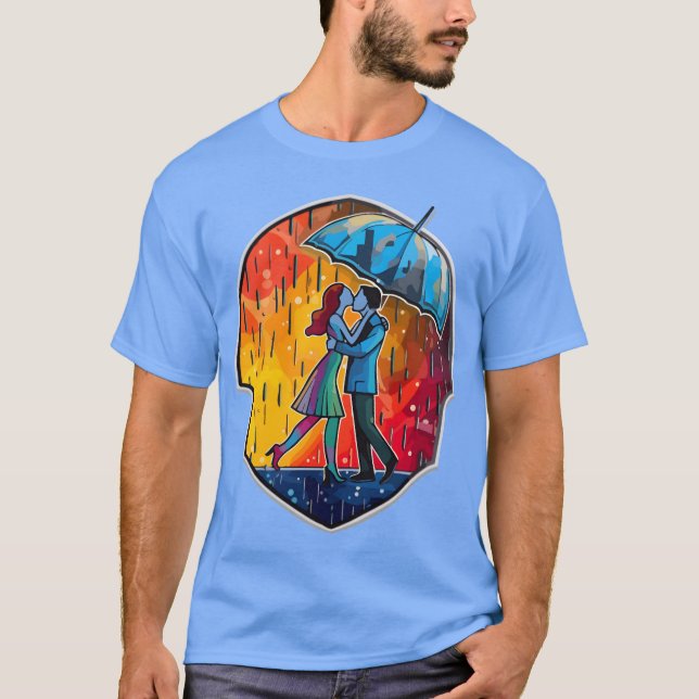 Älskare Musical Shower-present T Shirt (Framsida)