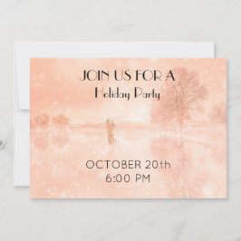 Älskare på en frusen damm inbjudningar