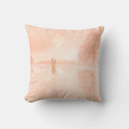 Älskare på en frusen damm kudde