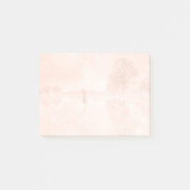 Älskare på en frusen damm post-it block