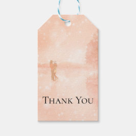 Älskare på en frusen damm presentetikett