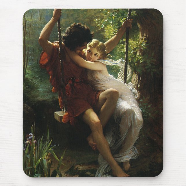 Älskare på en sväng. Vår av Pierre Auguste Cot Musmatta (Framsidan)