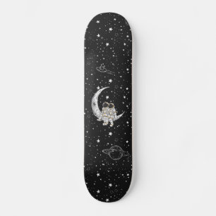 Älskare på Måne Mini Skateboard Bräda 18,5 Cm