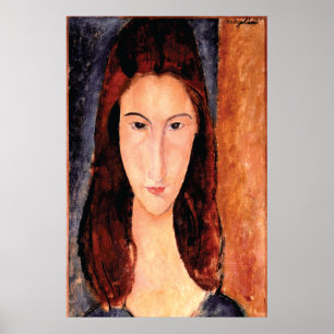 Älskare Porträtt av Amedeo Modigliani 1919 Poster