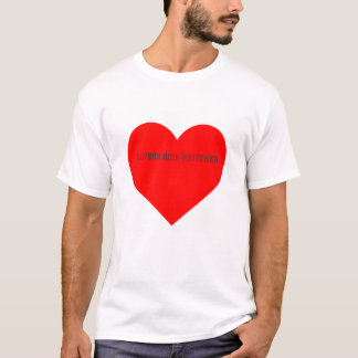 Älskare Ride tillsammans Valentie Card Gift för nä T Shirt