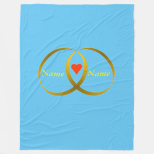 ÄLSKARE RINGAR FLEECE BLANKET