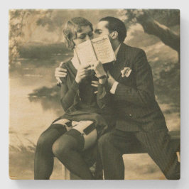 Älskare Secrets Sexy Vintage Pin-Up lite Kärlek Underlägg Sten