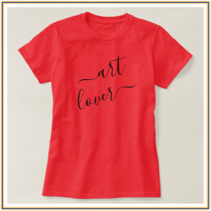 Älskare-skript med enkel och Chic T Shirt