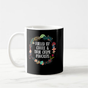 Älskare som drivs av kaffe och sann kriminell podr kaffemugg