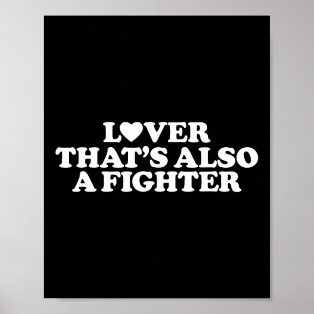Älskare som också är en kämpe - Älskare-gym Mma Poster (Framsidan)