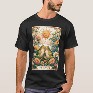 Älskare Tarot Card Frog Goblincore Aesthetic T Shirt