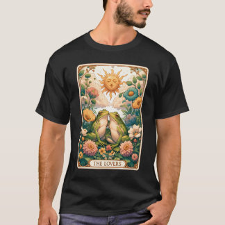 Älskare Tarot Card Frog Goblincore Aesthetic T Shirt