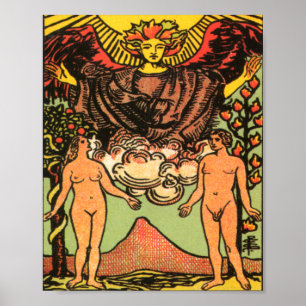 Älskare-Tarot Card Poster