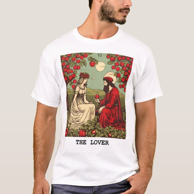 ÄLSKARE - TAROT CARD T SHIRT (Framsida)