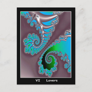 Älskare Tarot Card Vykort