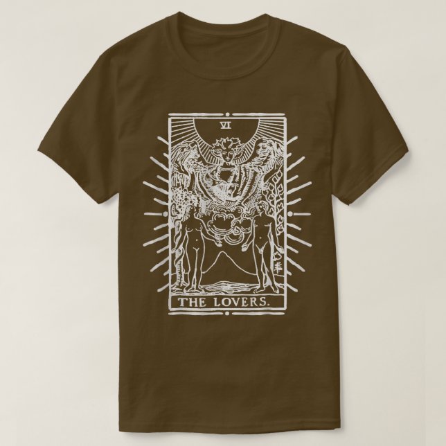 ÄLSKARE TAROT-CART T-Shirt (Design framsida)