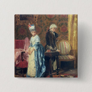 Älskare Tiff, 1872 (olja på panel) Knapp