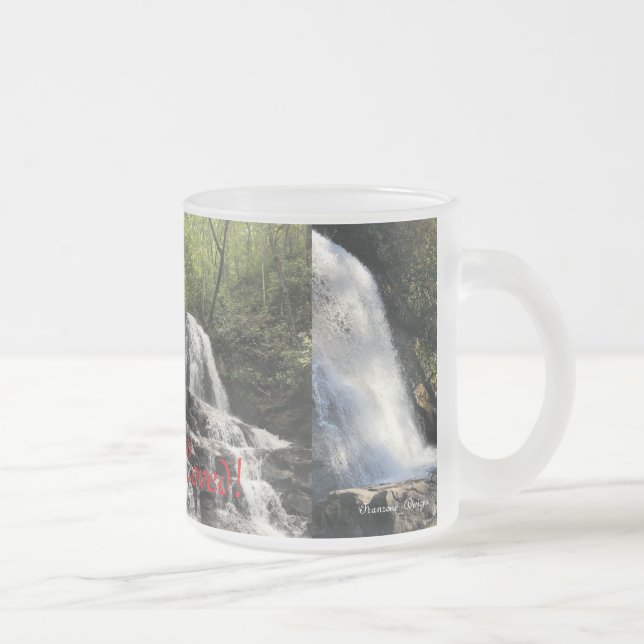 Älskare, vattenfall, frostade Mugg (Höger)