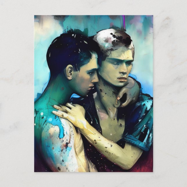 Älskare vykort (Framsida)