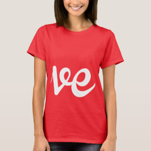 ÄLSKAREHANDSTIL HÖGER - VIT - .PNG TEE SHIRT