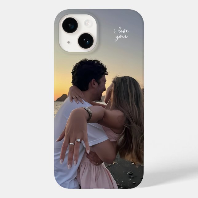 älskares personliga iPhone-fodral (Baksida)
