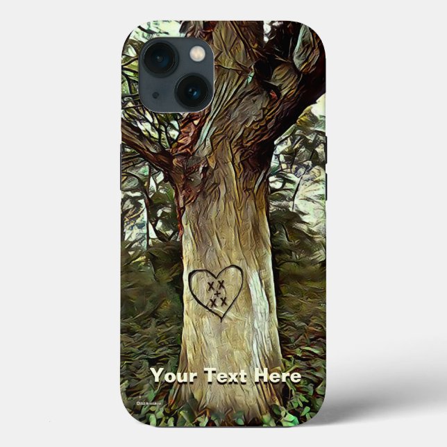 älskares träd Case-Mate iPhone-fodral (Baksida)