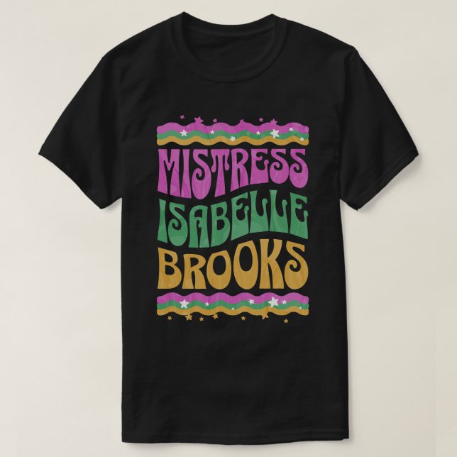 Älskarinna Älskarinna Drag Drag Queen Drag Tävling T Shirt (Design framsida)