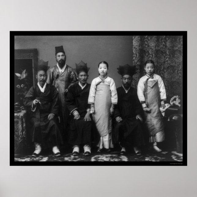 Älskarinna och äldre Korea 1910 Poster (Framsidan)