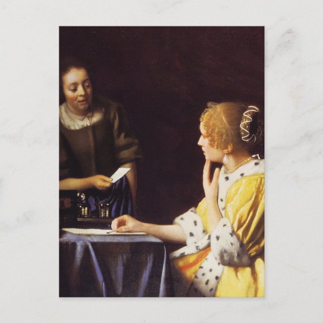 Älskarinna och Maid Vykort (Framsida)