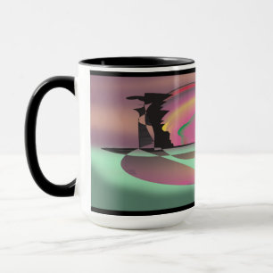 Älskarna grälar mugg