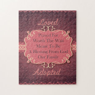 Älskat adoptiv- pussel