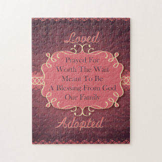 Älskat adoptiv- pussel