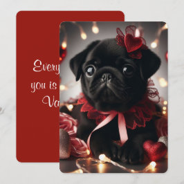 Älsklig Alla Hjärtans Dags Pys Greetingskort Julkort