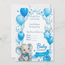 Älsklig Elefant Babyfirande 🐘